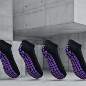 Ankle Grip Socks - Black
